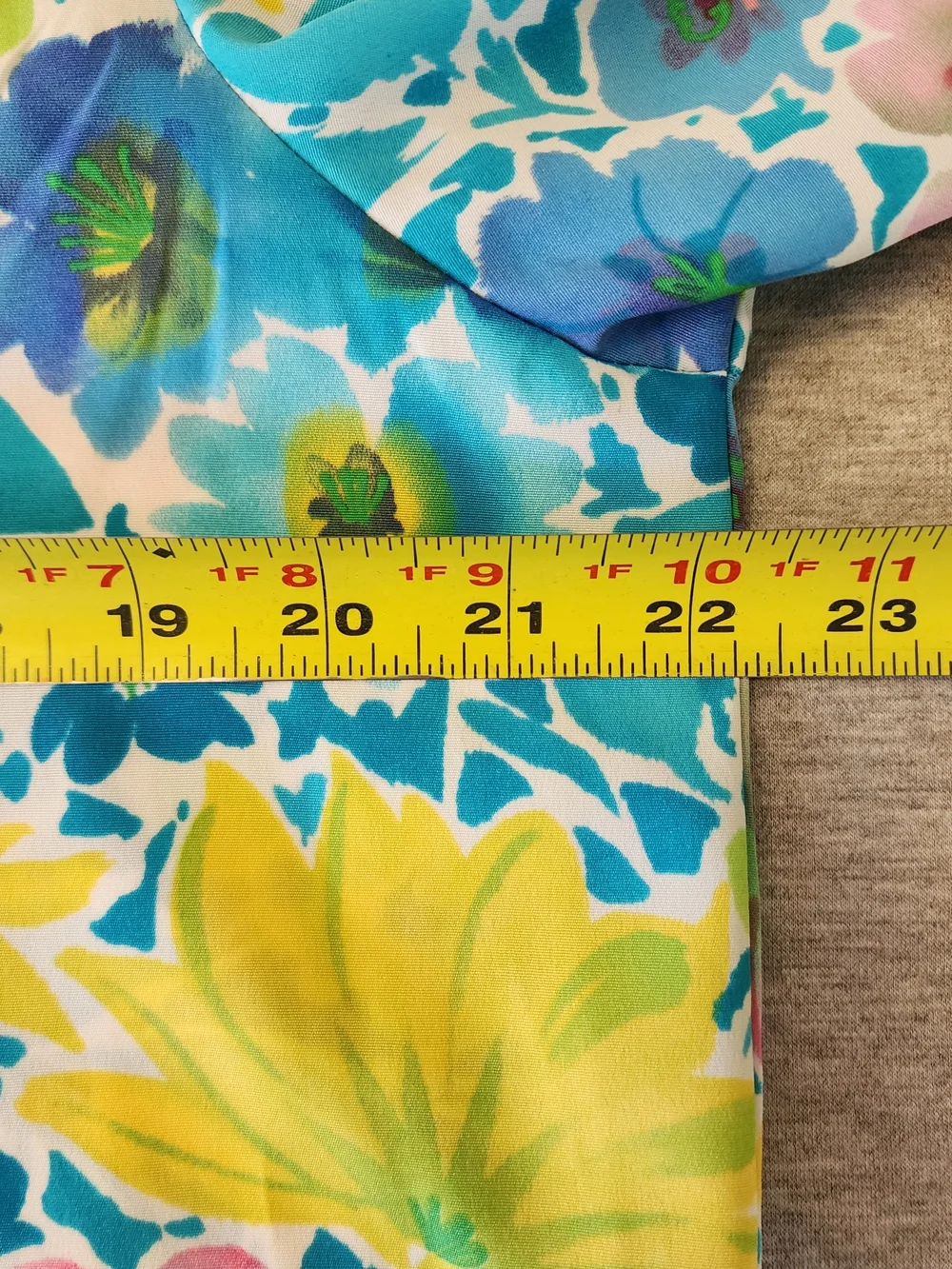 Vintage Y2K Notations Watercolor Floral Blouse Womens L‎ Bloomcore Artsy Boho